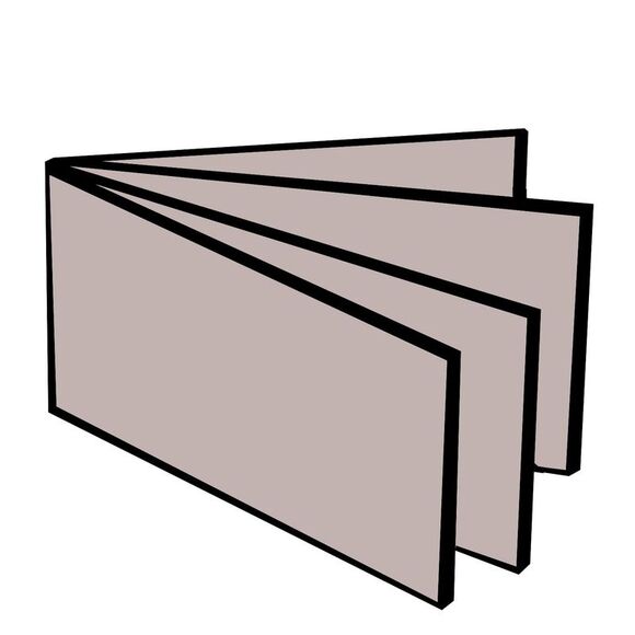 CTM Vinyl Window Inserts for Horizontal Bifold Wallets - Picture 2 of 2